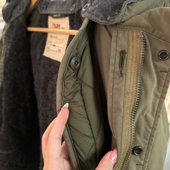 TNA Griffith Military Parka, Layered & All-Season Coat, XXS - Picture 5 of 10